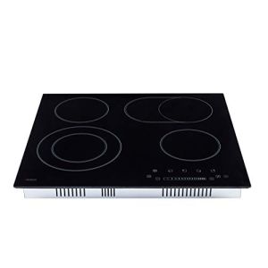 Arebos Keramikkochfeld mit Bräterzone